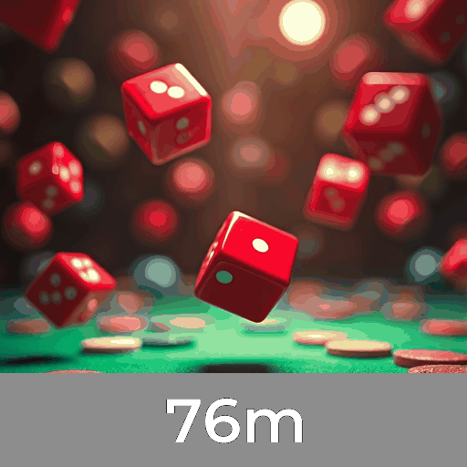 76m: Slots com Grandes Prêmios, Jogos de Mesa Estratégicos, e Dealer ao Vivo Imersivo